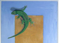 Gecko Ölbild